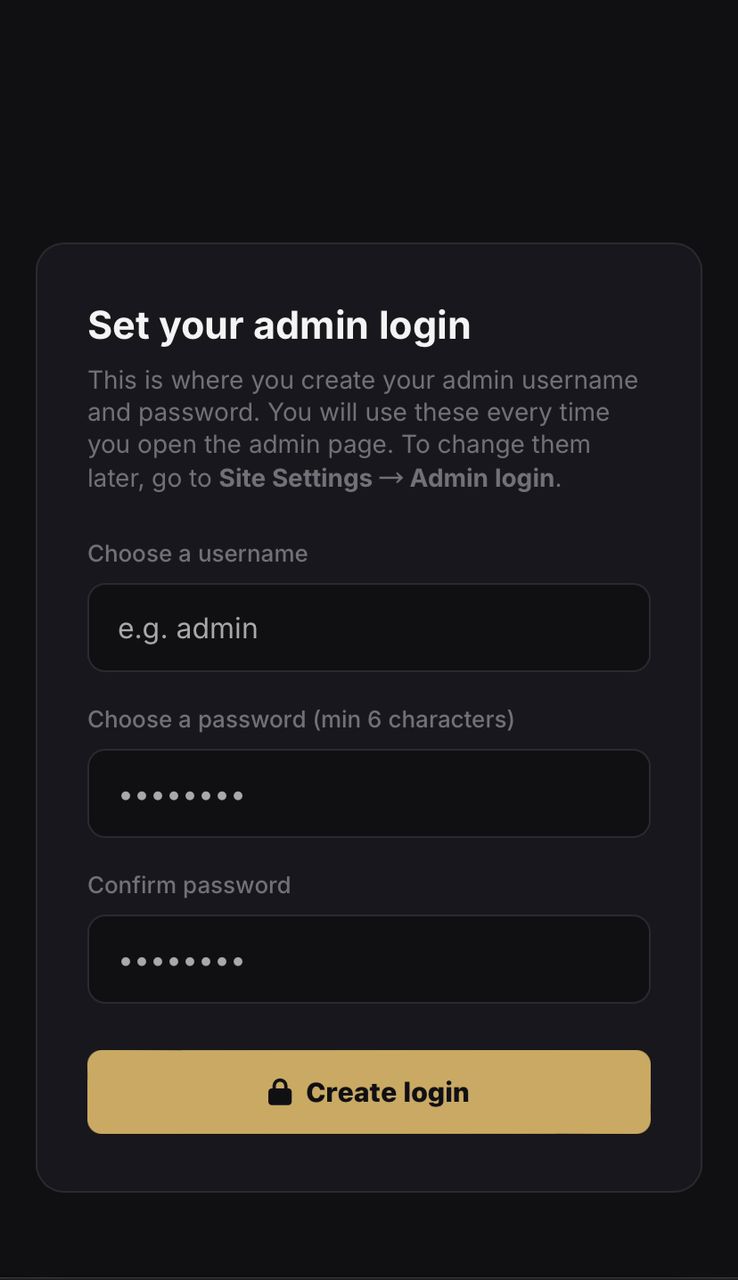 Mobile UI - Listing